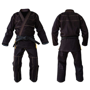 Kimono de BJJ de haute qualité pour hommes, uniforme de judo en coton, uniforme de karaté avec ceinture pour adultes, logo personnalisé, vêtements d'arts martiaux OEM - Product Image 2