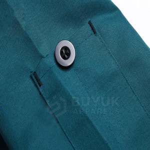 เสื้อเชฟแขนยาว โพลีเอสเตอร์/คอตตอน ถักทอ กันเปื้อน น้ำหนักเบา ระบายอากาศได้ดี คุณภาพสูง ชุดทำอาหารระดับมืออาชีพ - Product Image 4