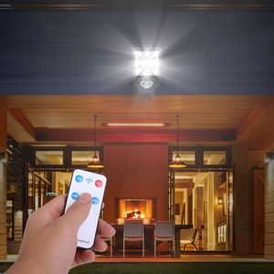Lampada Solare da Esterno a 72 LED con Sensore di Movimento PIR, Telecomando, Impermeabile IP45, Illuminazione Wireless per Sicurezza Garage - Product Image 6