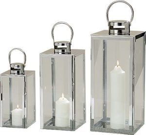 Elegant Metal <b>Lantern</b> Modern Farmhouse <b>Candle</b> Holder for Living Room Tabletop Outdoor Patio Home Decoration - Product Image 1