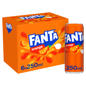 Fanta Orange <b>Soft</b> <b>Drink</b> 250ml Aluminum Can Refreshing Carbonated Beverage Bulk Supply OEM Wholesale Beverage <b>Drinks</b> Germany - Product Image 6