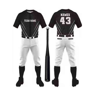 Conjunto Deportivo de Secado Rápido y Cómodo, Uniforme de Béisbol de Alto Rendimiento, Tela Elástica, Personalizado con Logotipo Impreso - Product Image 2