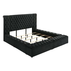 Lussuosa Testiera Imbottita per Letto Queen Size, Design Contemporaneo in Legno con Molteplici Scomparti di Stoccaggio - Product Image 4