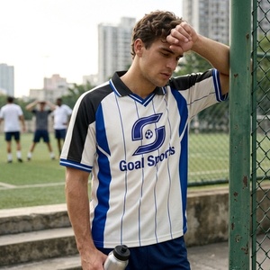 Goal Sports Camisetas de Fútbol Sublimadas Unisex, Uniformes de Equipo Personalizados, Camisetas de Fútbol de Poliéster de Manga Larga de Malla de Secado Rápido - Product Image 5