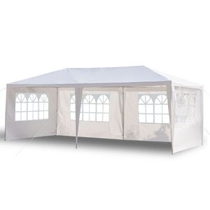 10x20 Ft Outdoor Party <b>Tent</b> with 4 Removable Sidewalls Waterproof <b>Canopy</b> Wedding Gazebo White - Product Image 1