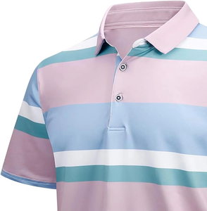 Créez votre propre polo de golf personnalisé, t-shirt polo à motif, polos pour hommes, logo personnalisé, t-shirt de golf en coton - Product Image 2