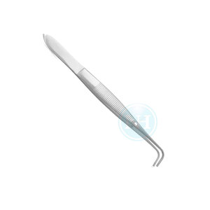 Pinzas para Tejidos de Alta Calidad 1x2 Dientes Curvas Delicadas de Acero Inoxidable - Product Image 6