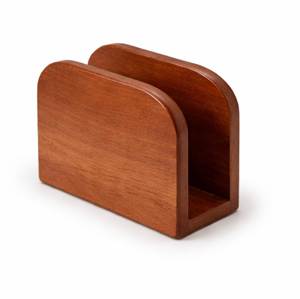 Modern Wood Napkin Holder Eco-Friendly Vertical Tissue Stand For Dining Table Restaurant & Hotel Decor Tableware Storage - Product Image 1