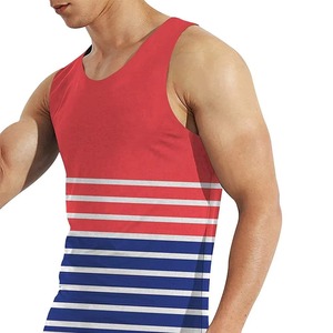 Camiseta sin mangas para hombre con sublimación, precio razonable, duradera, antibacteriana, mejor material, muy demandada, la mejor camiseta sin mangas para hombre con sublimación. - Product Image 2