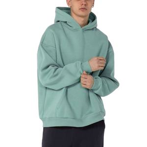 High Quality Custom Logo Fleece Pullover <b>Hoodie</b> for <b>Men</b> Breathable Anti-Wrinkle <b>Lined</b> Solid Pattern Made Bangladeshi Supplier - Product Image 1