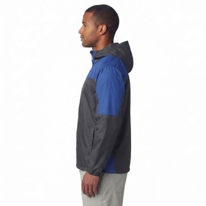 Chaqueta Cortavientos con Capucha para Hombre, Diseño Color Block, Cierre de Cremallera, Casual, para Exteriores, Resistente al Viento, para Otoño y Primavera - Product Image 6