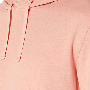 Sweat-shirt à capuche unisexe rose, coupe classique, en polaire, couleur unie, décontracté, avec poche avant, pour l'automne - Product Image 6