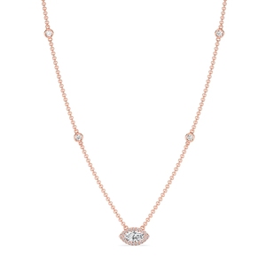 Collar con diamantes marquesa - Product Image 5