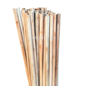 Haute qualité élégant écologique Durable bois d'eucalyptus balai poignée finition lisse nettoyage à domicile pelle à poussière bas prix non - Product Image 6