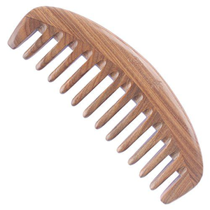 Peigne en bois naturel antistatique pour les voyages, peigne démêlant pour les cheveux - Product Image 2