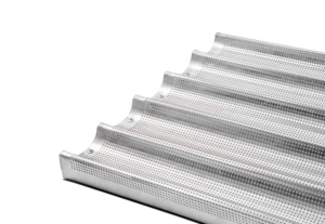 Nouvelle plaque de cuisson rectangulaire en acier inoxydable, revêtement multicouche, compatible four, écologique, construction robuste - Product Image 6