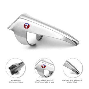 Anillos de Acero Inoxidable de Grado Quirúrgico para Separar el Cabello, Herramientas Profesionales para Peinar y Trenzar - Product Image 3