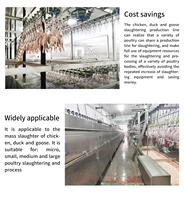 Conteneur mobile d'abattoir de poulets