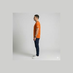 เสื้อยืดผู้ชายปรับแต่งได้ตามต้องการเสื้อยืดผู้ชายโอเวอร์ไซซ์เปิดไหล่สำหรับฤดูร้อน - Product Image 3