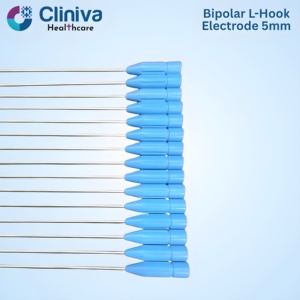 <b>Laparoscopic</b> Bipolar L-Hook Electrode 5mmx330mm Manual <b>Laparoscopic</b> <b>Instruments</b> Surgical <b>Instrument</b> Set - Product Image 5