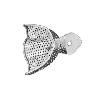 Premium Manual Dental Impression Tray Edge U2 Solid Upper Size L German Stainless Steel Reusable Autoclavable Perforation Free - Product Image 4
