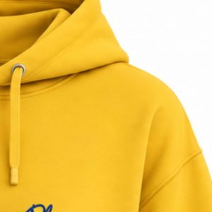 Sudadera con Capucha Corta para Mujer Sigma Gamma Rho, Letras Griegas Azules Personalizadas en Dorado, Sudadera con Capucha de Moda SGRho Sorority - Product Image 3