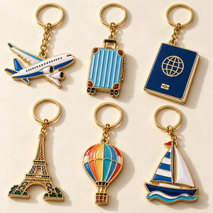 Custom Metal Keychain Personalized Logo Key Ring Zinc Alloy Promotional <b>Gift</b> OEM Wholesale Manufacturer - Product Image 3