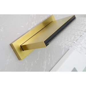 Rubinetto a Cascata ad Alto Flusso per Doccia e Vasca, Montaggio a Parete, Versatore Multifunzione per Lavabo Bagno - Product Image 5