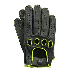 Nouveaux gants de conduite en cuir pour homme, professionnels, pour l'hiver, avec grip de sécurité, respirants, écologiques, longueur poignet, couleur personnalisable - Product Image 1