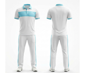 Lightweight <b>Cricket</b> Uniform for Clubs, Schools & Leagues | Men Women Youth <b>Cricket</b> Wears Polo Shirt and Trouser Full Team - Product Image 3