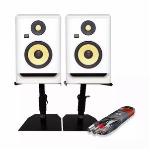 Enceintes de studio professionnelles bi-amplifiées KRK Rokit 5 G4, paire, blanches - Product Image 2