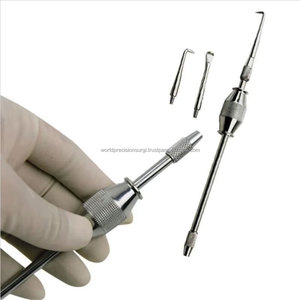 Kit de retrait de couronnes dentaires en acier inoxydable WORLD PRECISION SURGICAL, 3 embouts, contrôle manuel, poignée rembourrée, instrument chirurgical de classe I - Product Image 6