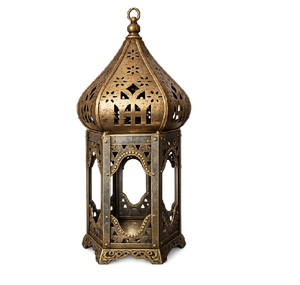 Handmade Durable Metal & Glass Metal <b>Candle</b> <b>Lantern</b> With Matt Gold Finish <b>Candle</b> <b>Lantern</b> for Outdoor & Home Decor - Product Image 4