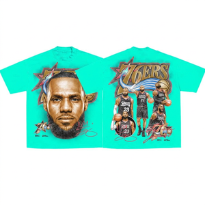 Camiseta de Algodón Grueso Premium para Hombre con Corte Holgado y Hombros Caídos para Marcas de Ropa Urbana Personalizada - Product Image 4