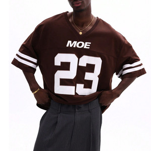 Maillots de supporter personnalisés de qualité supérieure, faible MOQ, service OEM, maillot d'équipe personnalisé, maillot de football américain très vendu, streetwear - Product Image 4