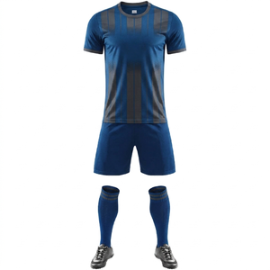 Uniforme de Fútbol Profesional al por Mayor de Alta Calidad, Poliéster/Algodón, Ligero, Transpirable, Antibacteriano, con Nombre del Jugador - Product Image 1