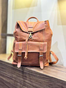 Nouvel arrivage de sacs à dos en cuir pleine fleur faits à la main sacs personnalisés en cuir véritable sacs à dos en cuir naturel vintage pour unisexe - Product Image 4