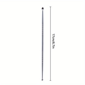 Nettoyeur de pierres amygdaliennes réutilisable en acier inoxydable 17 cm – Outil professionnel d'hygiène buccale double face pour usage chirurgical - Product Image 1