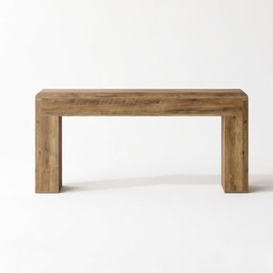 Consolle Lunga Stile Rustico 180 cm x 30 cm x 85 cm con Superficie Impermeabile per Ingresso Casa o Hotel - Product Image 2