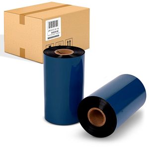 24 Pack 4.33\" X 985' 1\" Thermal Wax <b>Ribbon</b> for <b>Printer</b> Labeling Shipping Printing Address Garment Tags Price Tickets - Product Image 1