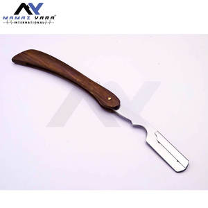 Navaja de Afeitar Profesional de Acero Inoxidable Personalizable con Bloqueo Giratorio, Mango de Aleación Metálica y Cuchilla Reemplazable para Afeitado Facial - Product Image 3