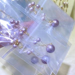 Collar de Perlas Dobles de Oro G18k, Versátil, de Alta Calidad, Perlas Redondas Naturales de 8-9 mm y 10-11 mm, Selección Perfecta - Product Image 3