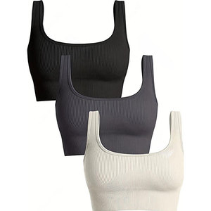 Women Fitness Sports <b>Bra</b> Lightweight Comfort <b>Stretch</b> Running Gym Workout Training Active Wear Top - Product Image 2