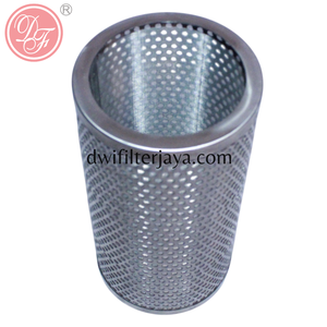 Cartouche filtrante en acier inoxydable 304 316 avec bord enveloppé / Filtre tissé perforé pour la purification et l'élimination de la poussière / Tube filtrant - Product Image 4