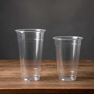 Wholesale QUANG QUAN Disposable Single Wall 95mm PET <b>Plastic</b> <b>Cups</b> 16/20/24 oz Clear for Iced Coffee & Cold Beverages - Product Image 5
