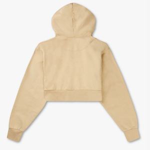 Sudadera con Capucha Personalizada de Talla Grande, de Alta Calidad, con Forro de Felpa Francesa, Estampado Puff, Estilo Crop Top para Invierno - Product Image 3