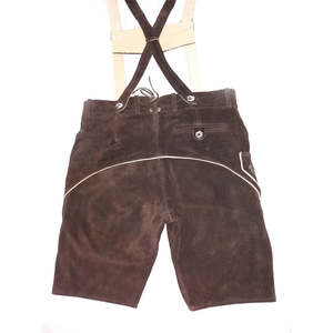 Shorts pour hommes les plus vendus, en cuir léger, style Lederhosen bavarois, respirants, en promotion. - Product Image 6