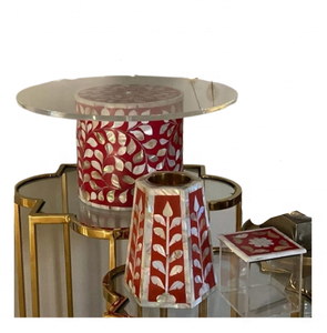 Ramadán Eid regalo madre perla incrustaciones Bakhoor quemador acrílico tapa de madera Caja forma cuadrada estrella anís religioso musulmán Bakhoor - Product Image 1