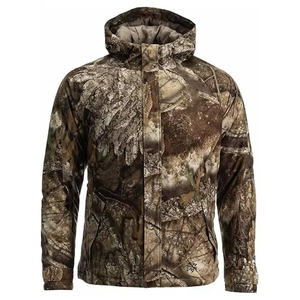 Veste de chasse d'hiver unisexe GRACE SIGN en softshell camouflage, imperméable, coupe-vent, respirante, manches longues, réglable, sécurité - Product Image 1