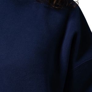 Sweat-shirt à capuche pour femme, bleu marine, manches longues, en molleton, décontracté, pour la salle de sport, vêtements de sport, doux et confortable - Product Image 4